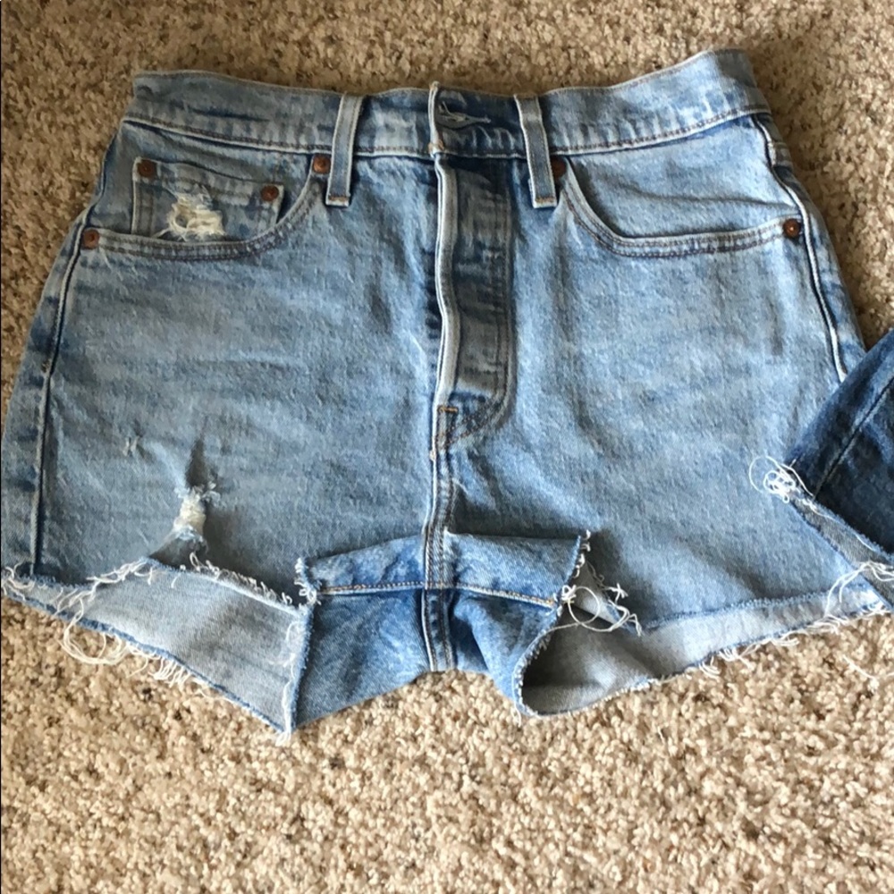 Levi’s High Rise Denim Shorts